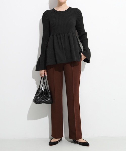 フォルフォルモ FOR FORMO クルーネックニットプルオーバー セーター 2