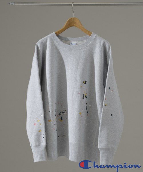 Champion（チャンピオン） トレーナー スウェット 別注 R/W 刺繍