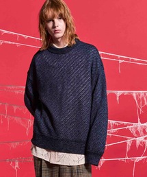 メゾンスペシャル 半袖ニット UNISEX》Prime-Over Mesh Short Sleeve Skipper Knit Pullover
