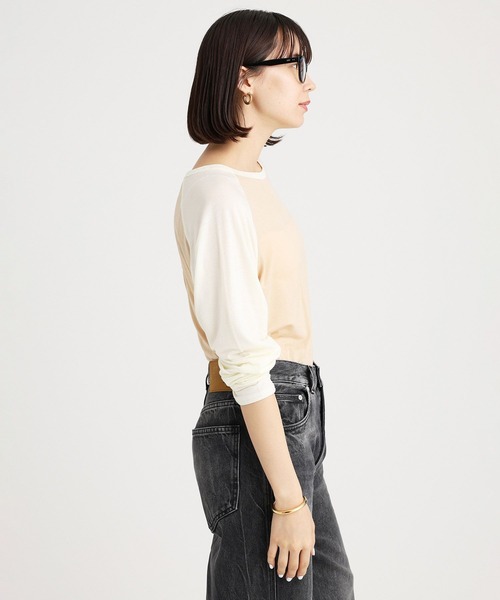 tシャツ 「81BRANCA」ラグランロングスリーブ レディース 81BRANCA tシャツ 「81BRANCA」ラグランロングスリーブ