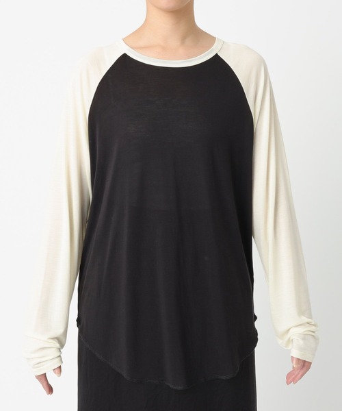 tシャツ 「81BRANCA」ラグランロングスリーブ レディース 81BRANCA tシャツ 「81BRANCA」ラグランロングスリーブ