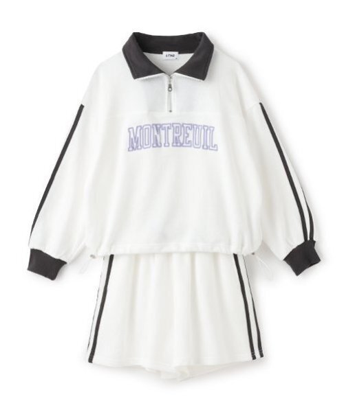 LOVETOXIC セットアップ 「LTXC」ハーフジップ キッズ 子供服 女の子