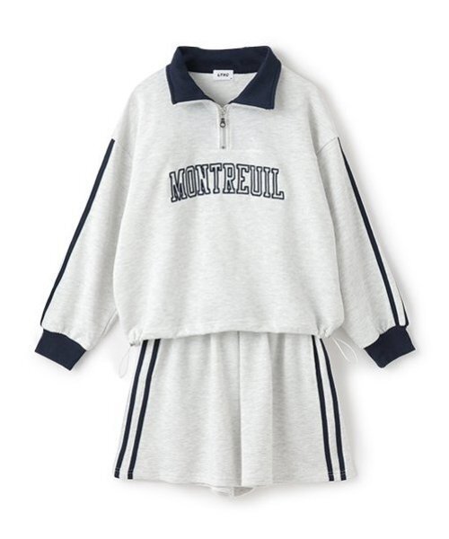 LOVETOXIC セットアップ 「LTXC」ハーフジップ キッズ 子供服 女の子