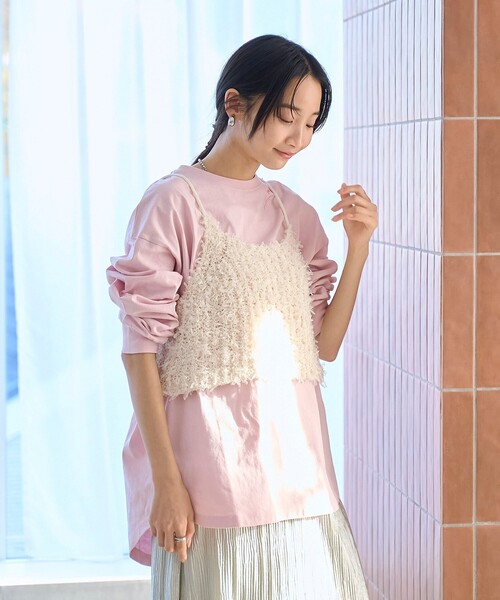 extreme cahmere リボンキャミソールニット extreme cahmere リボンキャミソールニット 【公式通販】