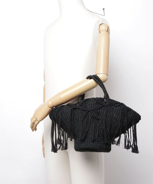 新品未使用　♡MARCHER カゴバッグ♡ MARCHER（ファッション） 「MARCHER」 かごバッグ FREE ブラック