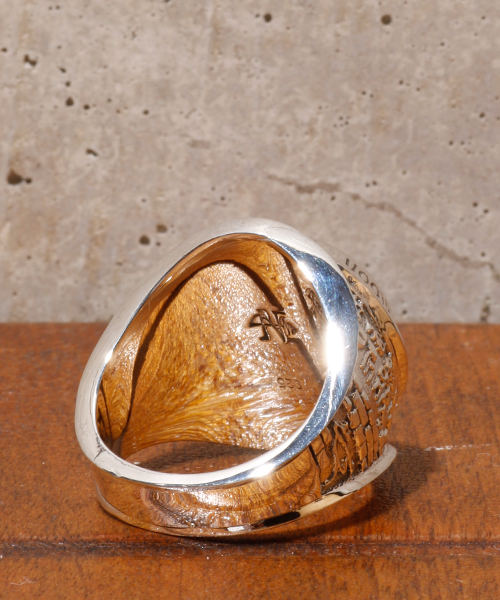 指輪 NARRATIVE PLATOON ナラティヴプラトゥーン / Reverse college ring リバース カレッジ リング 指輪 / 指輪 NARRATIVE PLATOON ナラティヴプラトゥーン Reverse college ring リバース カレッジ リング PL