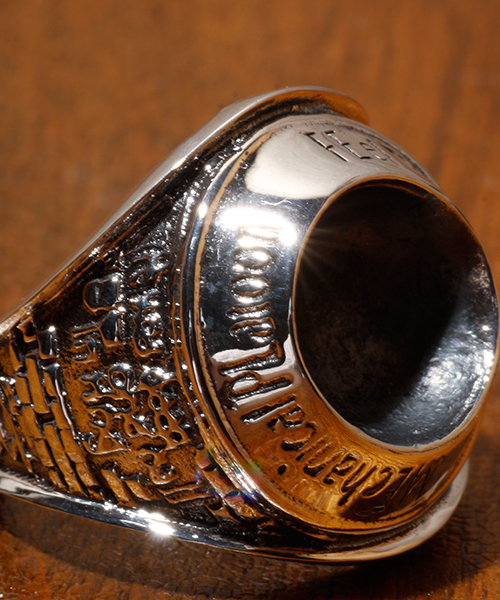 指輪 NARRATIVE PLATOON ナラティヴプラトゥーン / Reverse college ring リバース カレッジ リング 指輪 / 指輪 NARRATIVE PLATOON ナラティヴプラトゥーン Reverse college ring リバース カレッジ リング PL