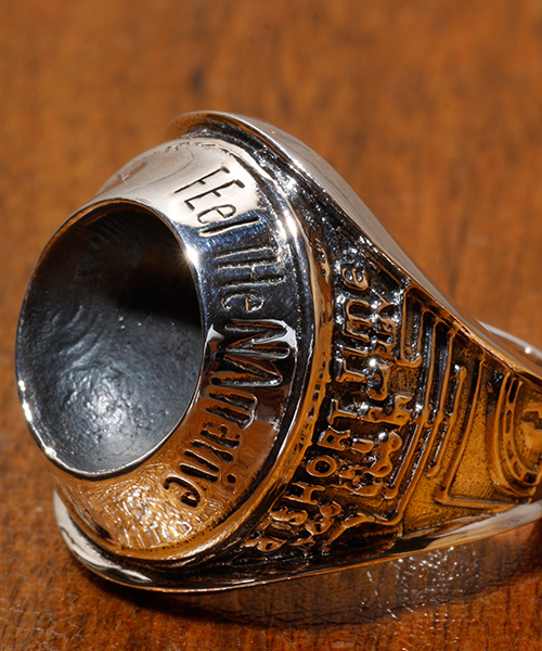 指輪 NARRATIVE PLATOON ナラティヴプラトゥーン / Reverse college ring リバース カレッジ リング 指輪 / 指輪 NARRATIVE PLATOON ナラティヴプラトゥーン Reverse college ring リバース カレッジ リング PL