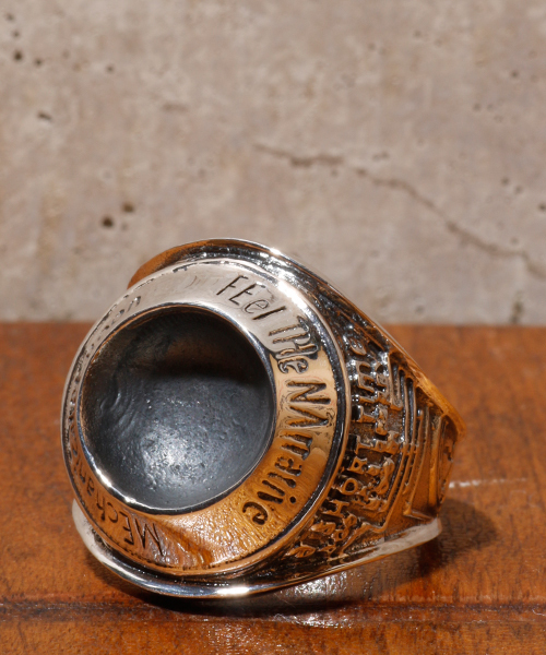 指輪 NARRATIVE PLATOON ナラティヴプラトゥーン / Reverse college ring リバース カレッジ リング 指輪 / 指輪 NARRATIVE PLATOON ナラティヴプラトゥーン Reverse college ring リバース カレッジ リング PL