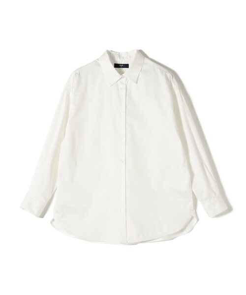 クロエ 近年モデル ブラウス シャツ プルオーバー ホース柄 34 S 白 BRICK HOUSE by TOKYO SHIRT ブラウス シャツ オーバーサイズ 長袖