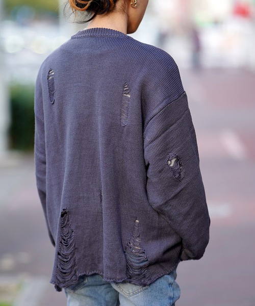 THE MILES セーター ニット ダメージニット メンズ レディース