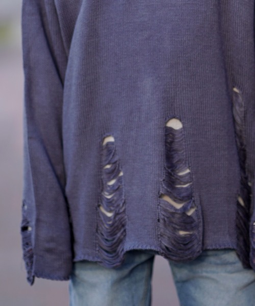 THE MILES セーター ニット ダメージニット メンズ レディース