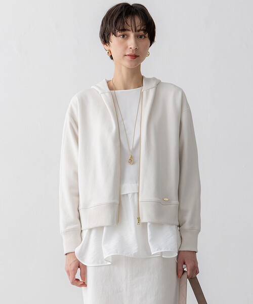 23区（ニジュウサンク） パーカー 「VERY3月号掲載/洗える」コットン