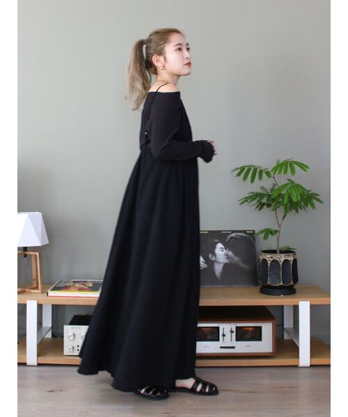 Ungrid（アングリッド） tシャツ オフショルデザインロングスリーブTee 