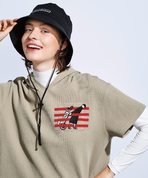 Picone CLUB（ピッコーネクラブ） tシャツ UV冷却ネックポイントプル