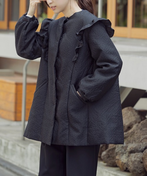 タグ付き未使用　ソーノ　ジャンパー　SONO 中古・古着通販】Sono (ソーノ) サイドティアードブルゾン ブラック