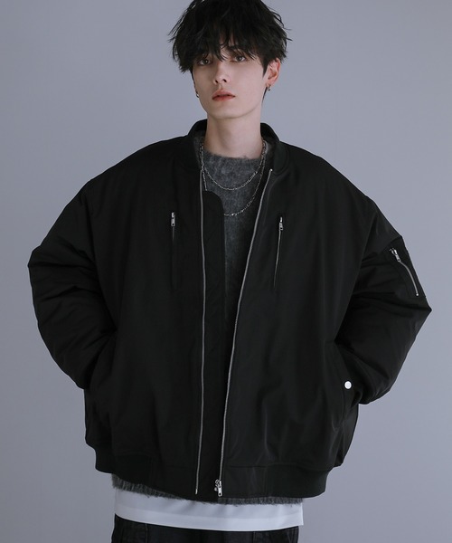 「LILL」 ブルゾン M ブラック メンズ_画像3
