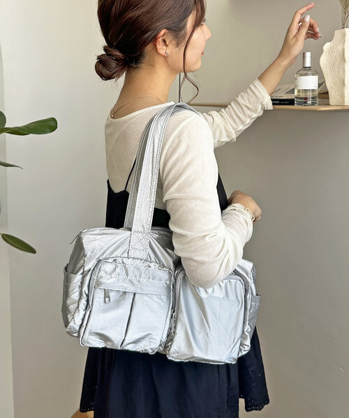 Local Bus / CD 4枚セット Discoat（ディスコート） ボストンバッグ 「8ポケットで収納力/230g