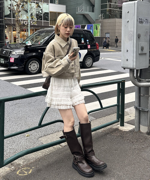 w closet デニムジャケット gジャン 「3色展開」ショートG