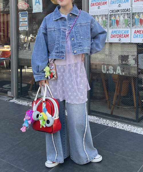 w closet デニムジャケット gジャン 「春アウター/3色展開