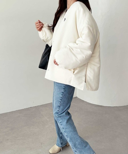 「U.S. POLO ASSN.」 ジャケット LARGE アイボリー レディース_画像7