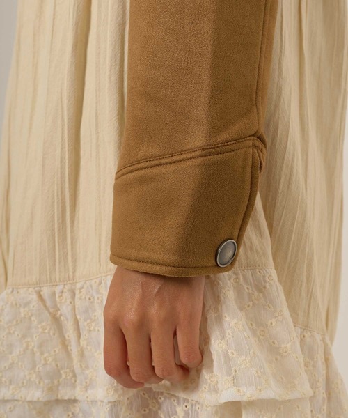 TINA：JOJUN（ティーナジョジュン） コート アウター フェイクスエード