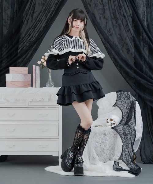 Pal elfy ニット セーター 千鳥ケープニット レディース : ZOZOTOWN