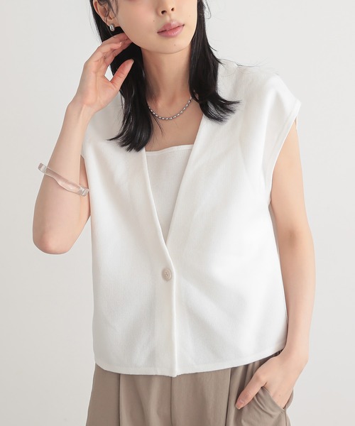 for/c（フォーシー） ベスト ジレ 「新色追加」スウェットライク