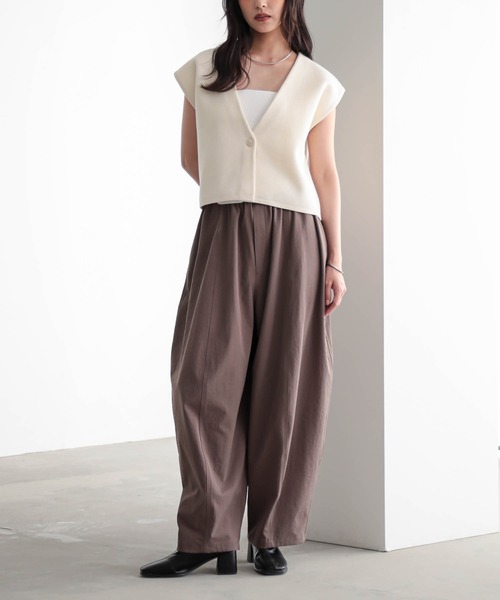 for/c（フォーシー） ベスト ジレ 「新色追加」スウェットライク