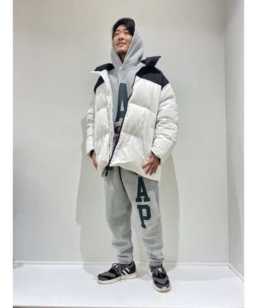 GAP（ギャップ） ダウンジャケット L シルバー メンズ : ZOZOTOWN