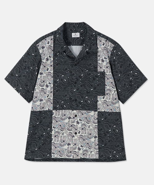 ランバンオンブルー購入　襟付きシャツ　新品未使用タグ付きブルー LANVIN en Bleu - ランバンオンブルー購入 襟付きシャツ 新品未使用