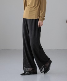 LOWRYS FARM（ローリーズファーム） パンツ メッシュフレアパンツ