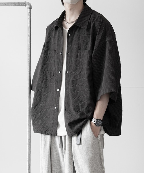 RUUBON シャツ 「RUUBON」double pocket box shirt / ダブルポケット