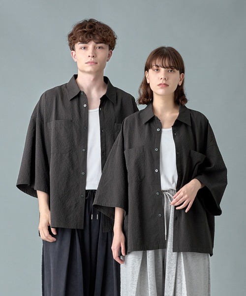 RUUBON シャツ 「RUUBON」double pocket box shirt / ダブルポケット