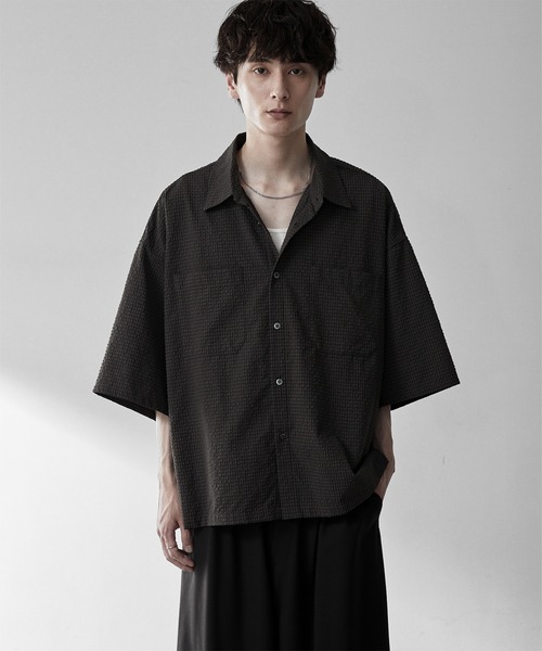 RUUBON シャツ 半袖 「RUUBON」double pocket box shirt / ダブル