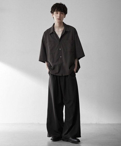 RUUBON シャツ 半袖 「RUUBON」double pocket box shirt / ダブル