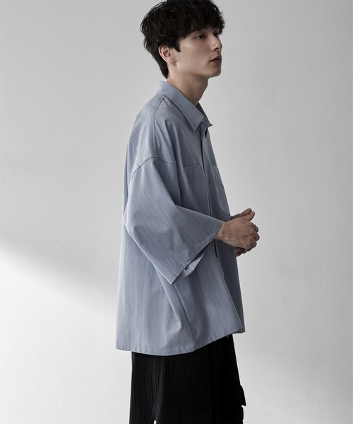 RUUBON シャツ 半袖 「RUUBON」double pocket box shirt / ダブル