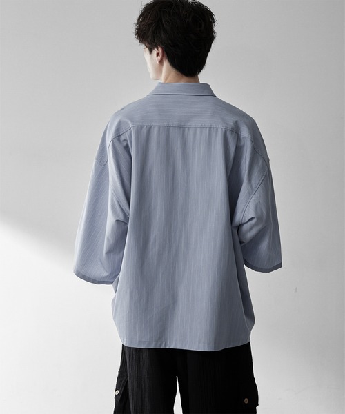 RUUBON シャツ 半袖 「RUUBON」double pocket box shirt / ダブル