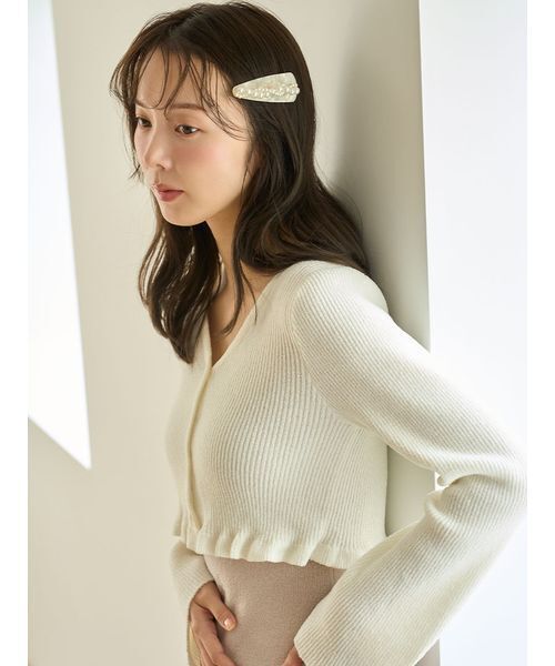 カーディガン×タンクワンピースSET アイボリー SNIDEL HOME ルームウェア 部屋着 「FIRST BEAUTY DRESS