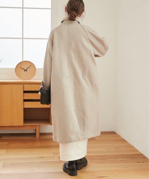 ANGIE ステンカラーコート FREE ライトベージュ レディース : ZOZOTOWN