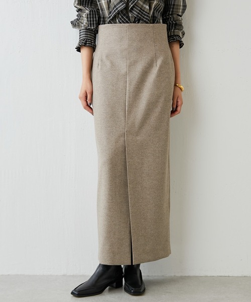 Whim Gazette（ウィム ガゼット） タイトスカート 38 ベージュ