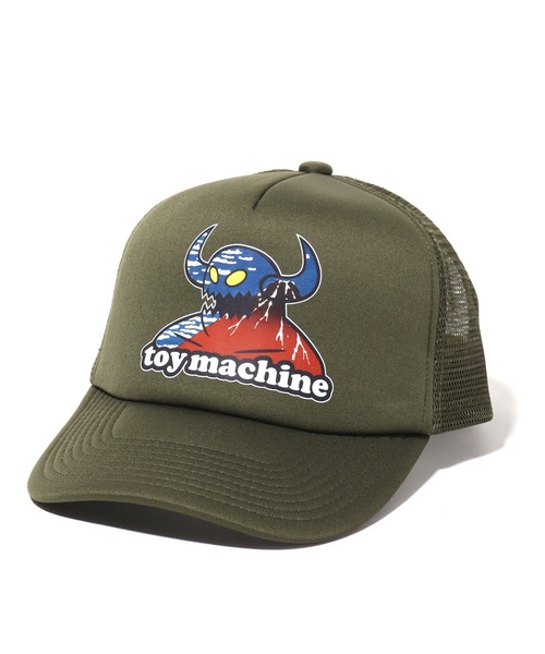 Supreme 緑色 トラッカーキャップ メッシュキャップ トイマシーン TOY MACHINE キャップ 帽子 「TOY MACHINE/トイマシーン」 TMC
