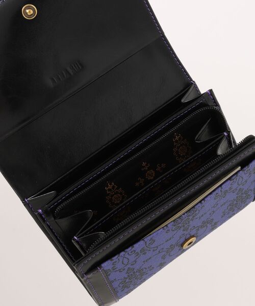【新品】ANNA SUI ドリーム L字ファスナー 二つ折り財布 ブラック 黒 ANNA SUI（アナスイ） 二つ折り 二つ折り財布 財布 リーブル 内L