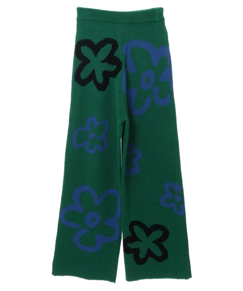 「Candy Stripper」 イージーパンツ 2 グリーン レディース_画像2