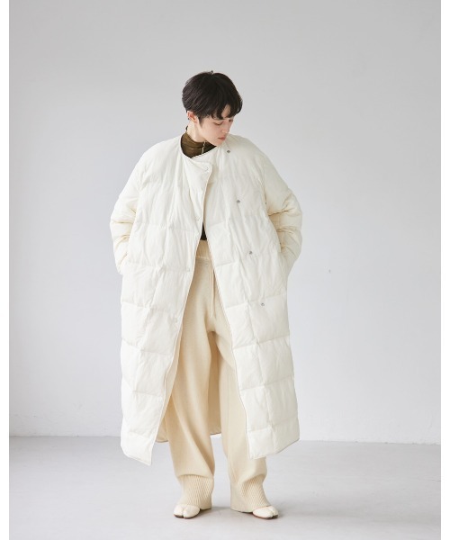【本日値下げ】TODAYFUL キルティングダウンコート　36 ホワイト TODAYFUL 「TODAYFUL」 ダウンコート 36inch キナリ レディース