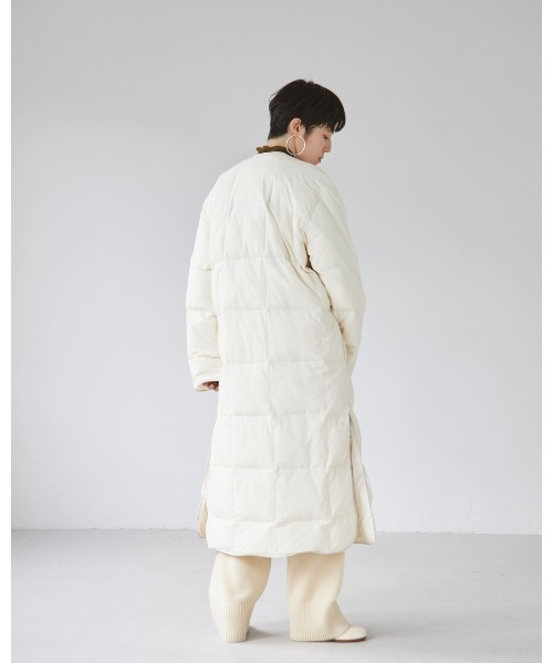 【本日値下げ】TODAYFUL キルティングダウンコート　36 ホワイト TODAYFUL 「TODAYFUL」 ダウンコート 36inch キナリ レディース