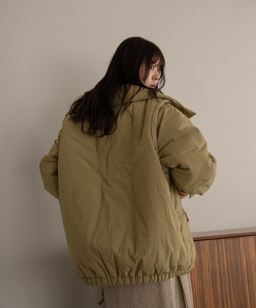 mideal（マイディール） ブルゾン FREE アイボリー レディース