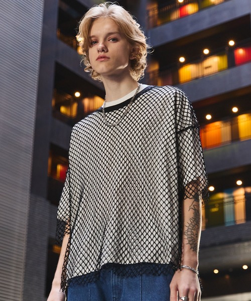 ANEDIST tシャツ メッシュTシャツ メンズ レディース : ZOZOTOWN
