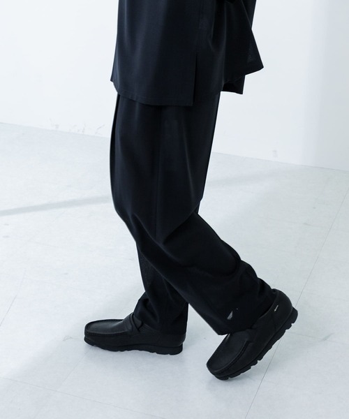 ATON パンツ 「別注」ATON×URBAN RESEARCH TWO TUCKED EASY