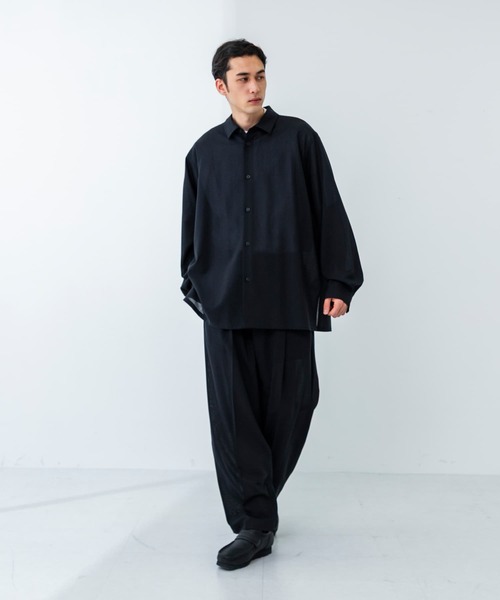 『別注』ATON×URBAN RESEARCH　セットアップ URBAN RESEARCH｜『別注』ATON*URBAN RESEARCH TWO TUCKED EASY